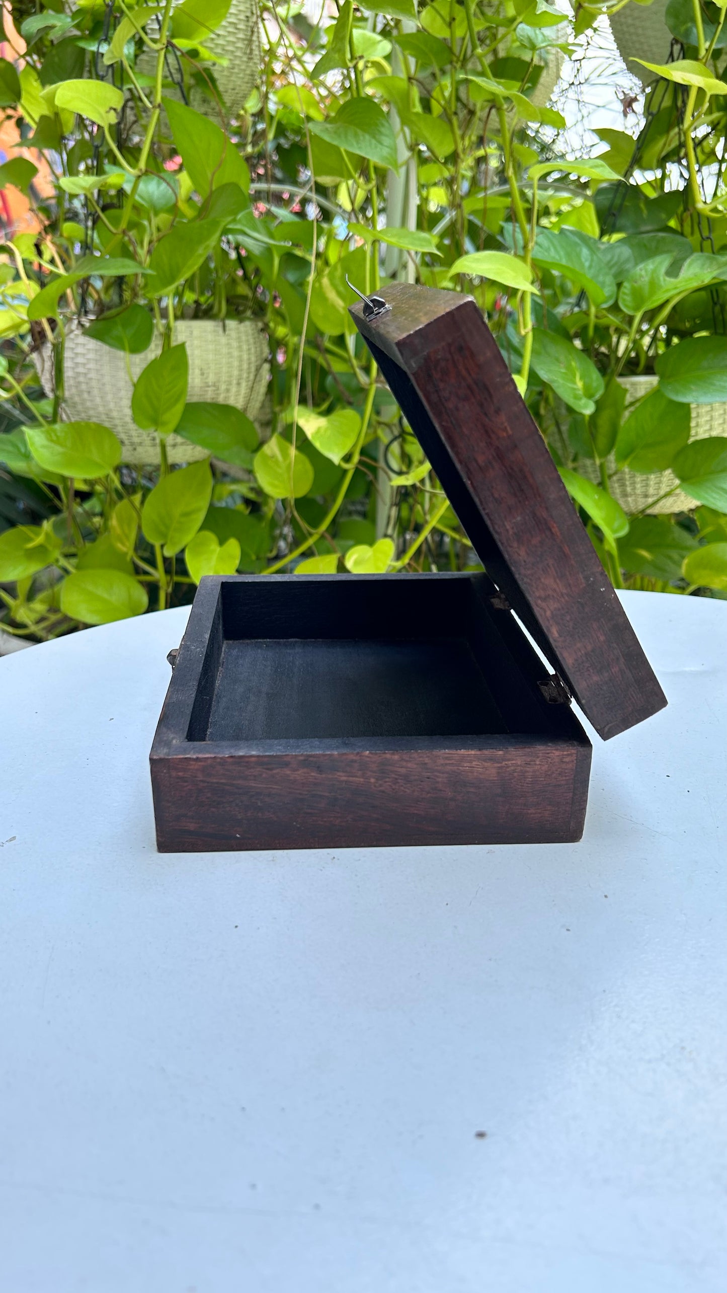 Wooden Hand-Carved Box