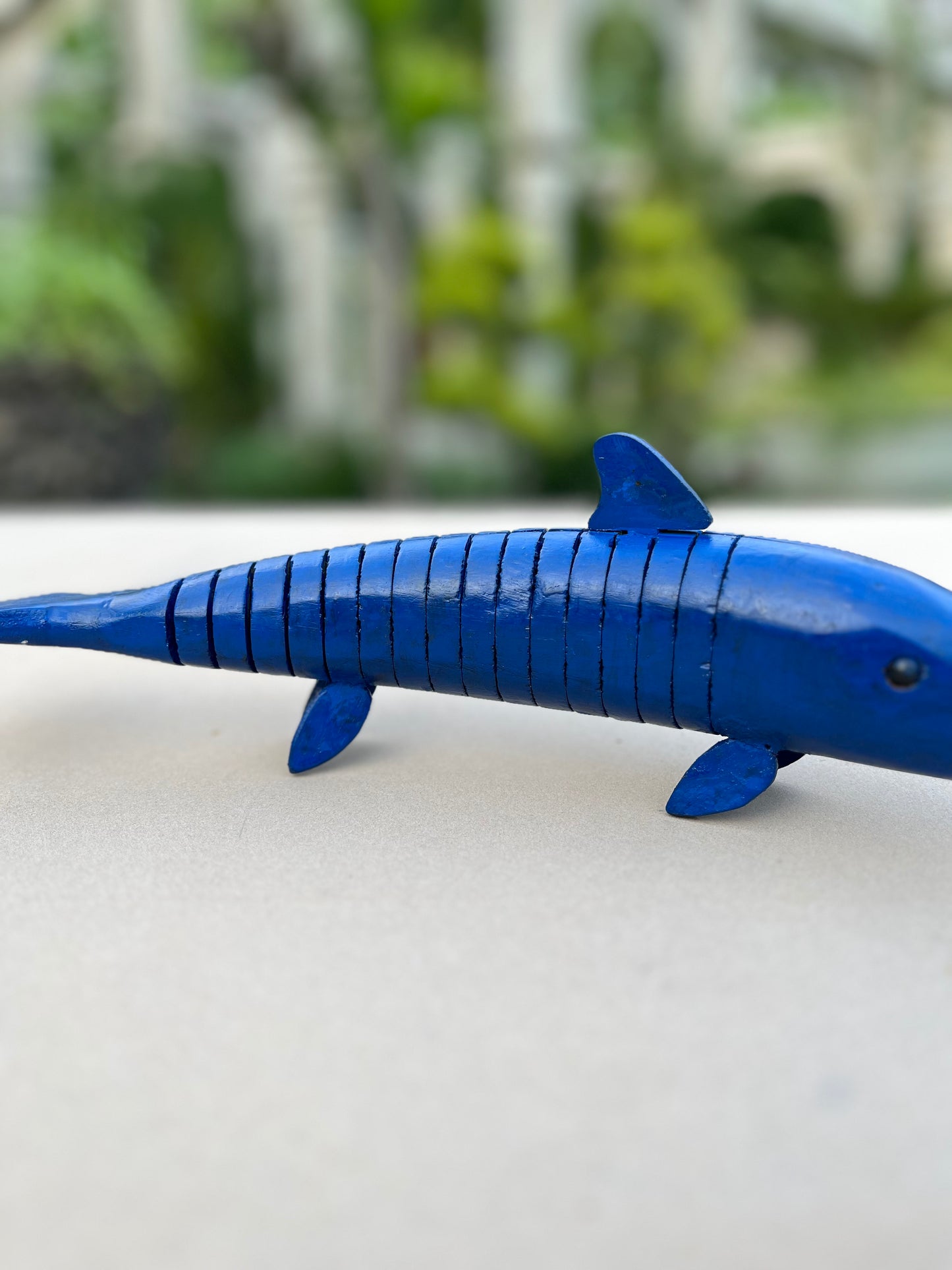 Wooden Blue Fish
