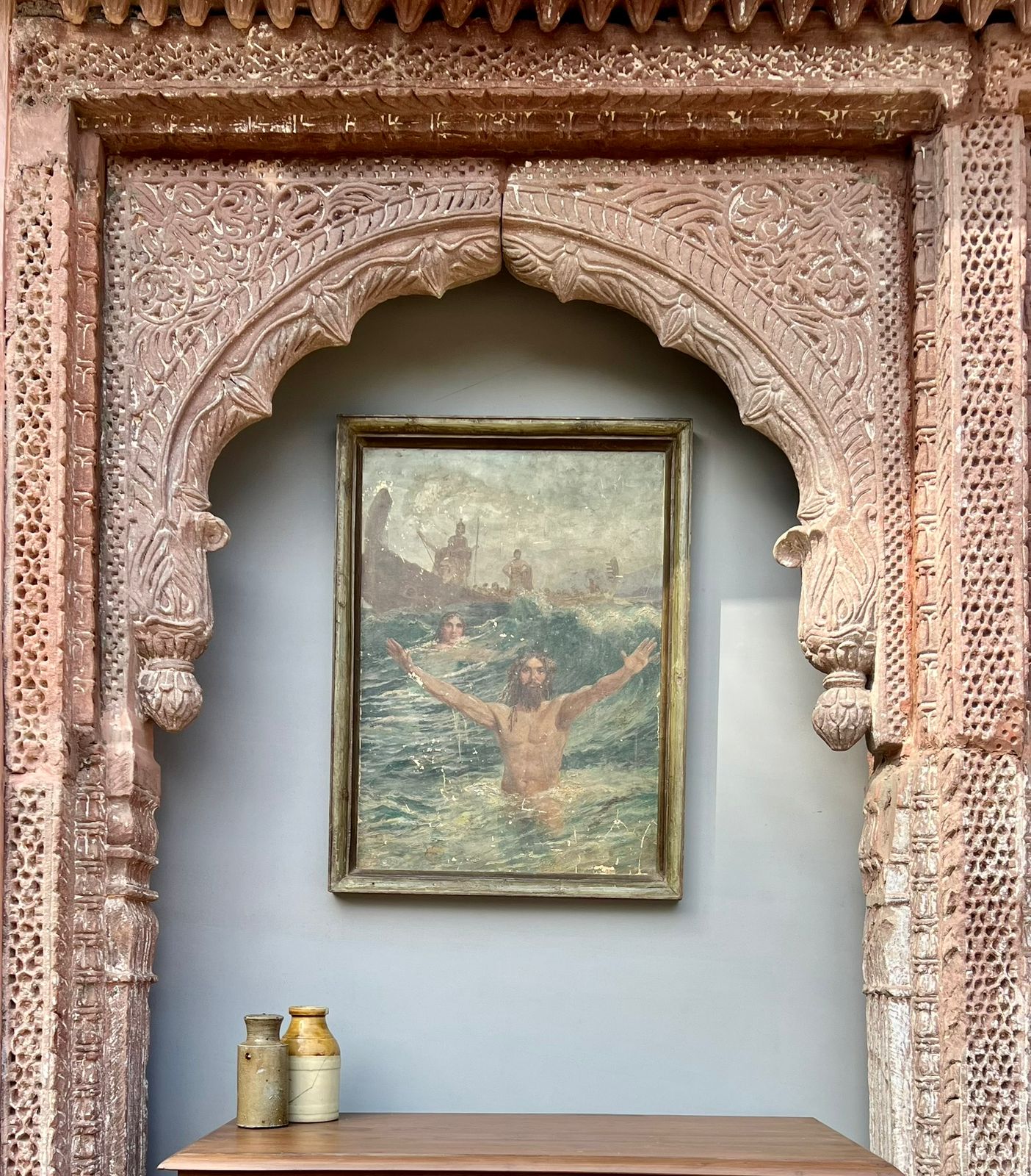 Old Jesus Painting
