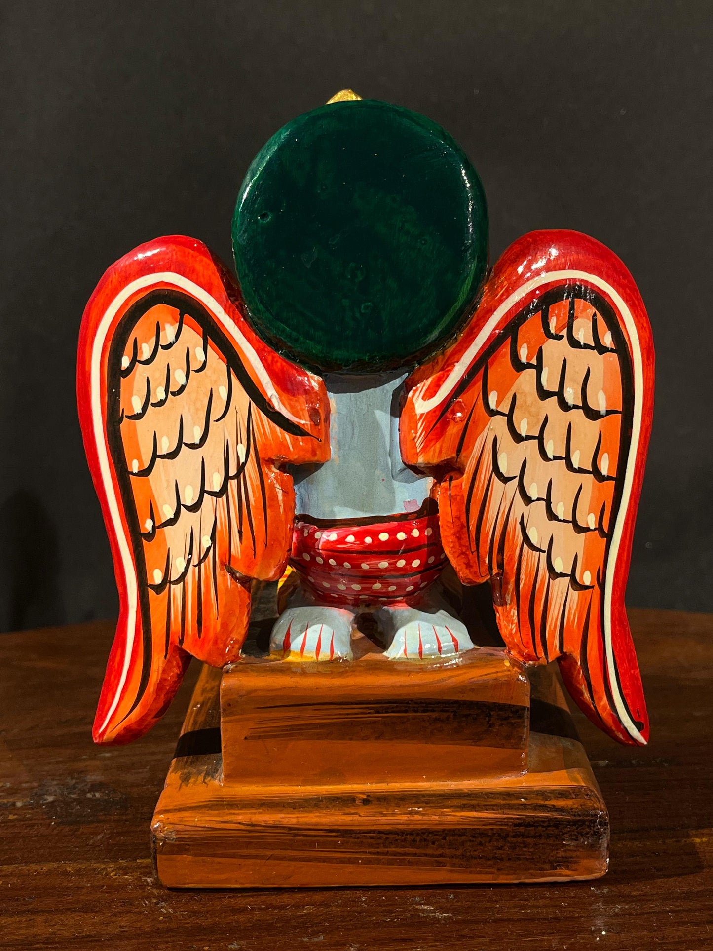 Wood Divine Painted Garud