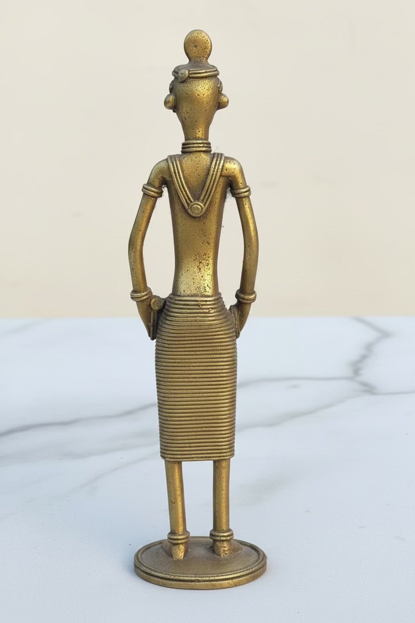 Brass Tribal Dhokra Musician