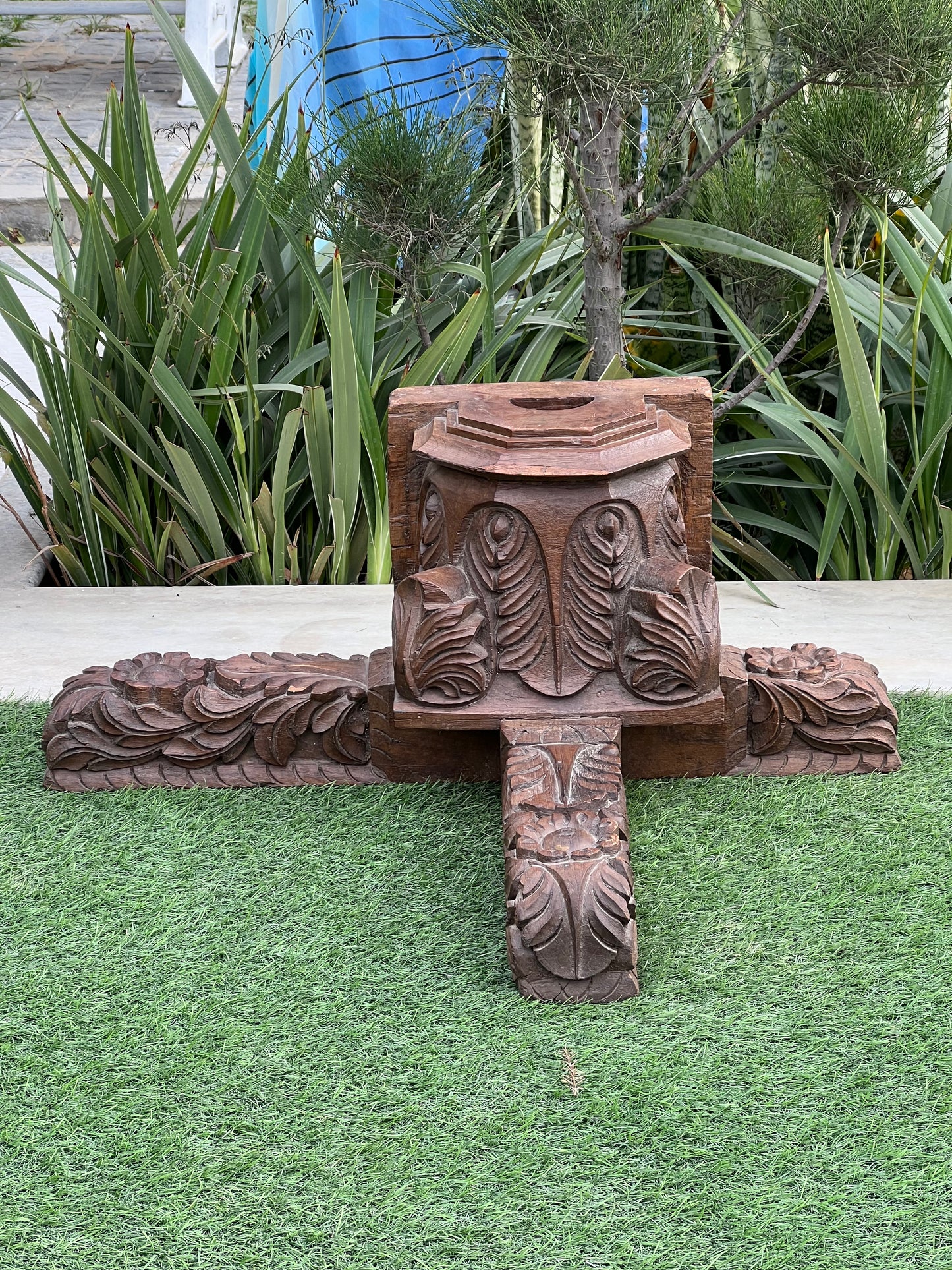 Vintage Wooden Carved Bracket