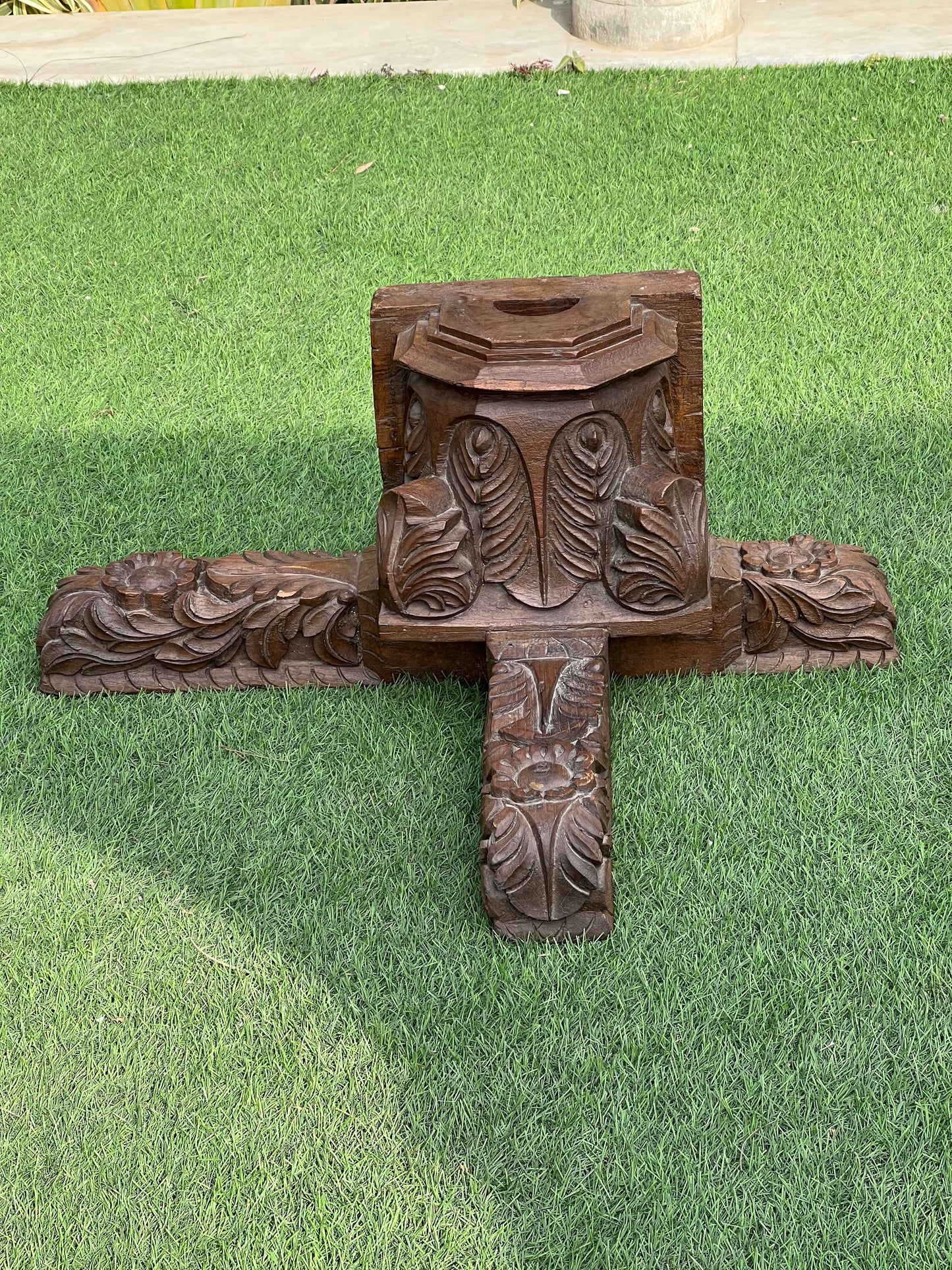 Vintage Wooden Carved Bracket