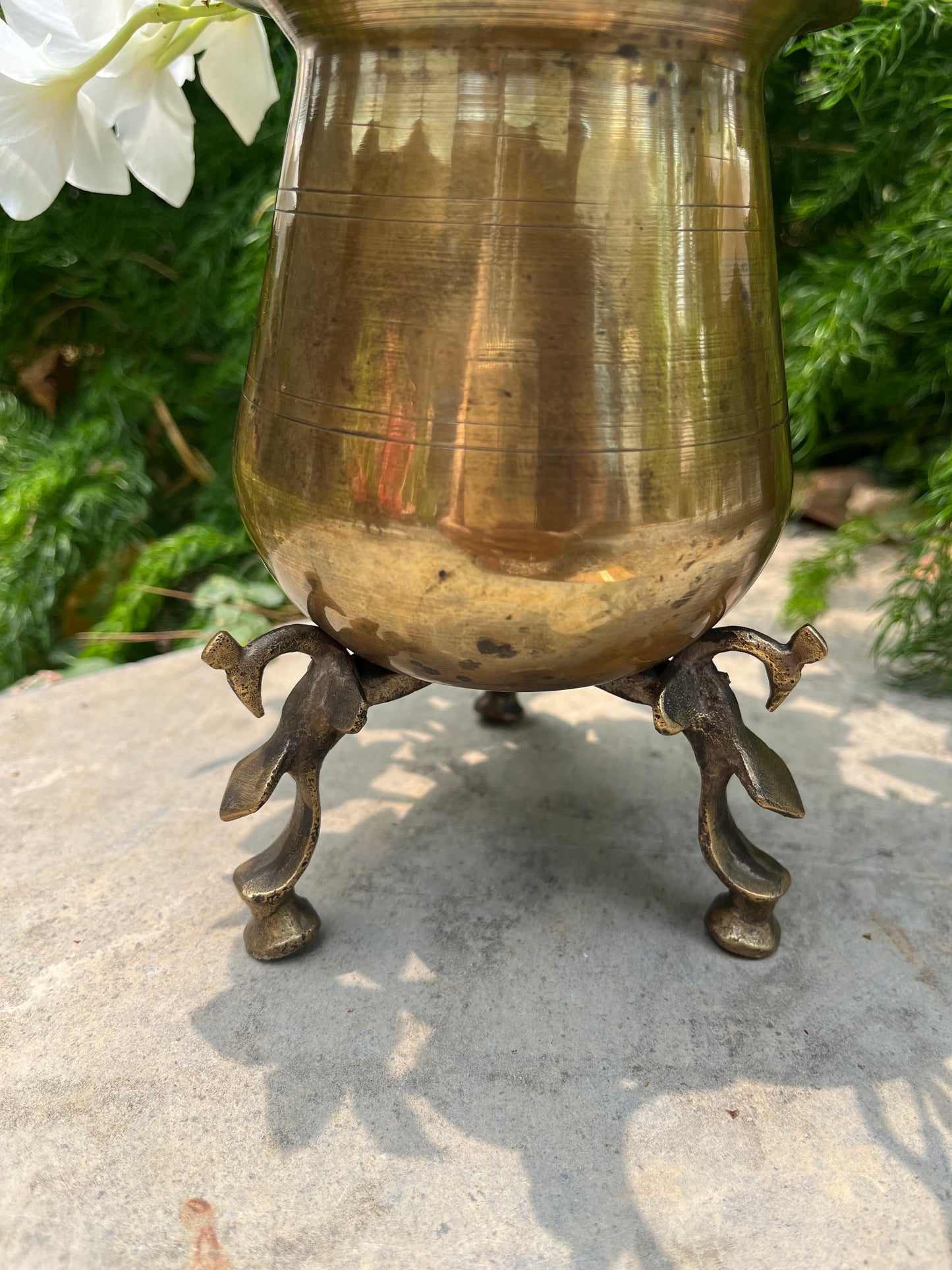 Brass Pot With Stand