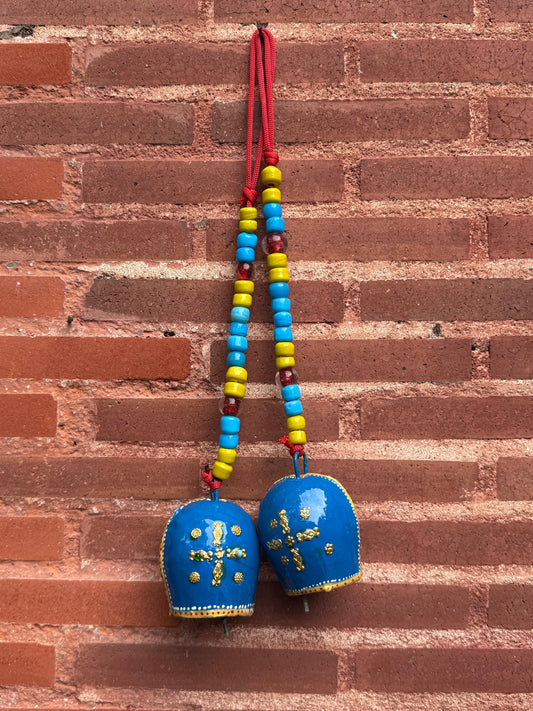 Hand Painted Bell Set Of 2