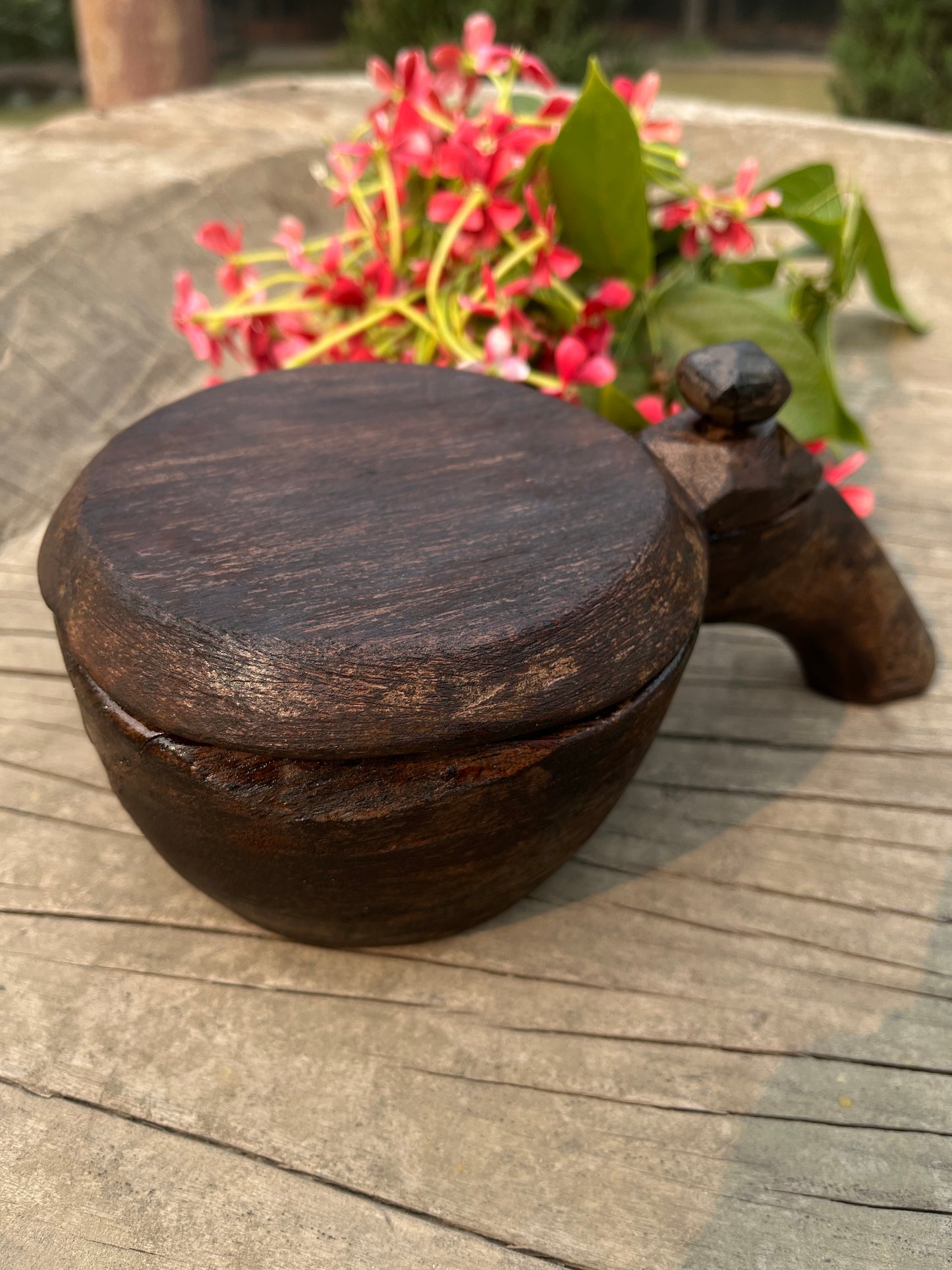 Vintage wooden Spice Box