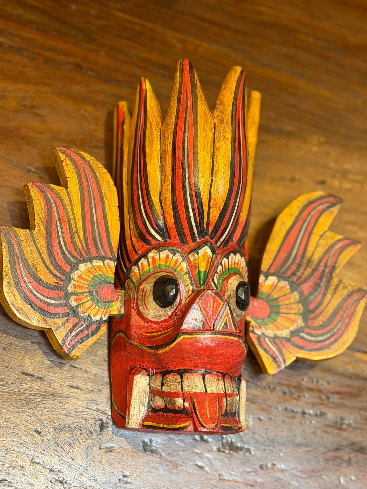 Sun Wooden Mask