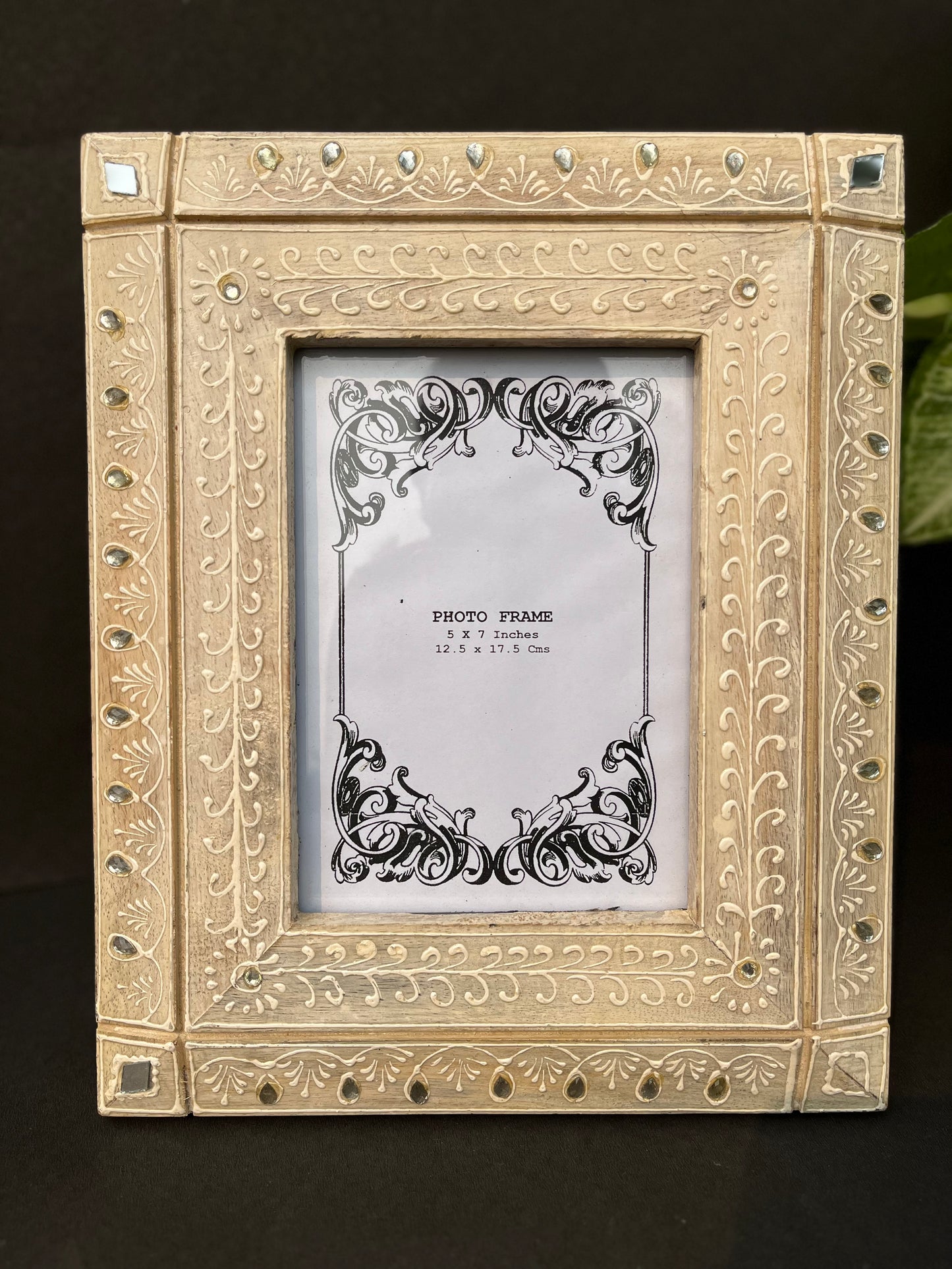 Decorative Ivory Colour Photo Frame