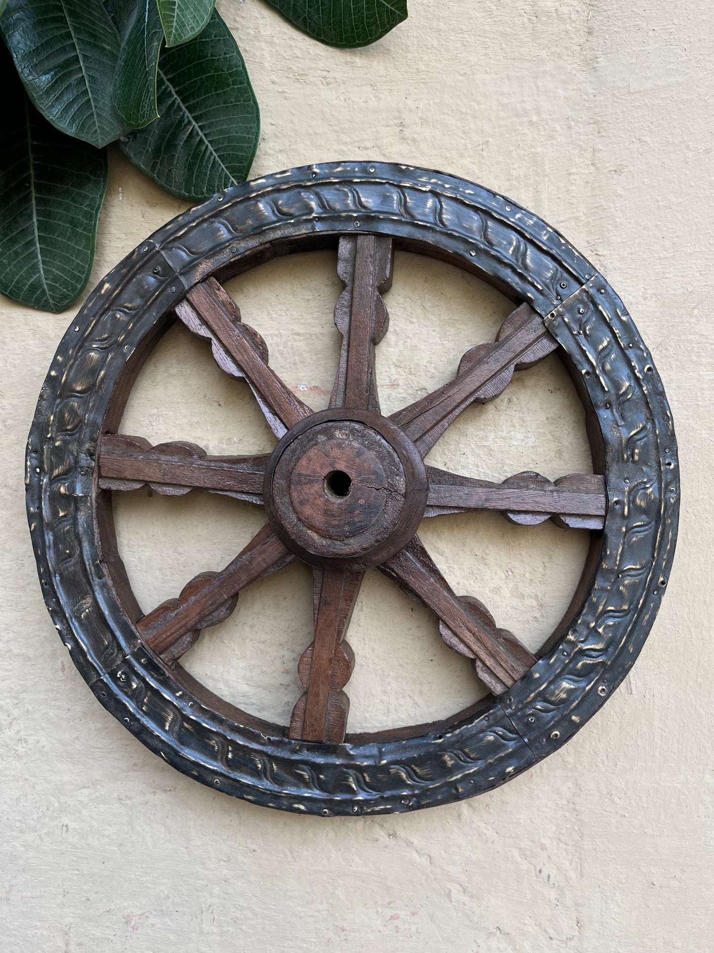 Wood Wall Decor Wheel