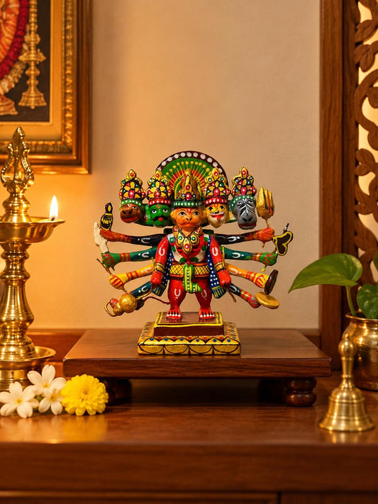 Painted Panchumkhi Hanuman ￼