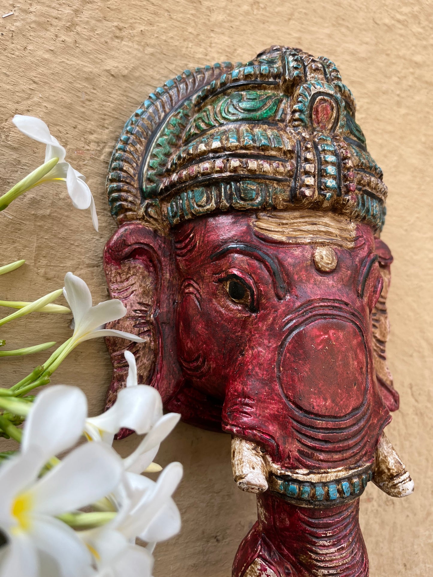 Wall Painted Ganesha