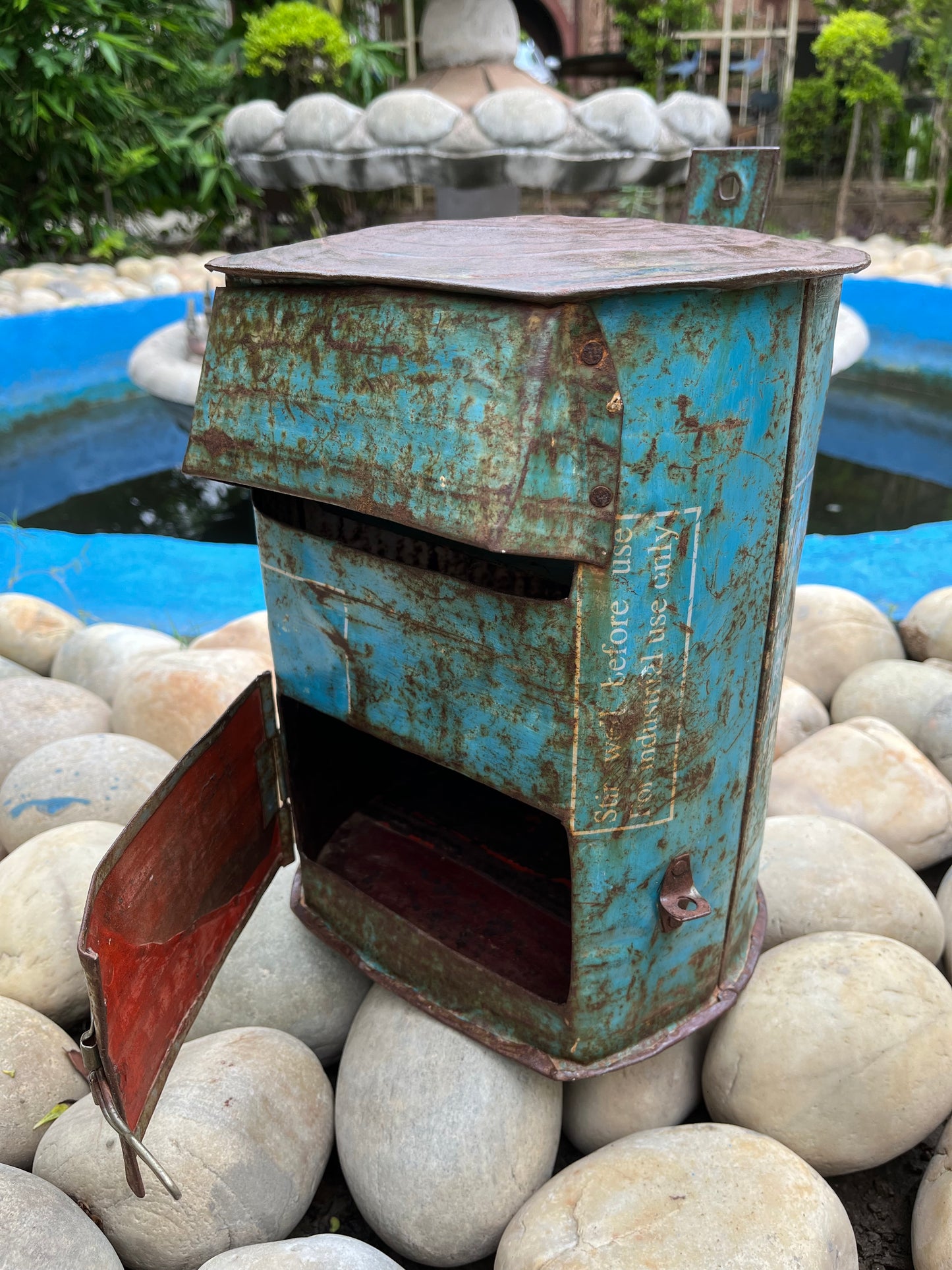 Vintage Iron Letter Box