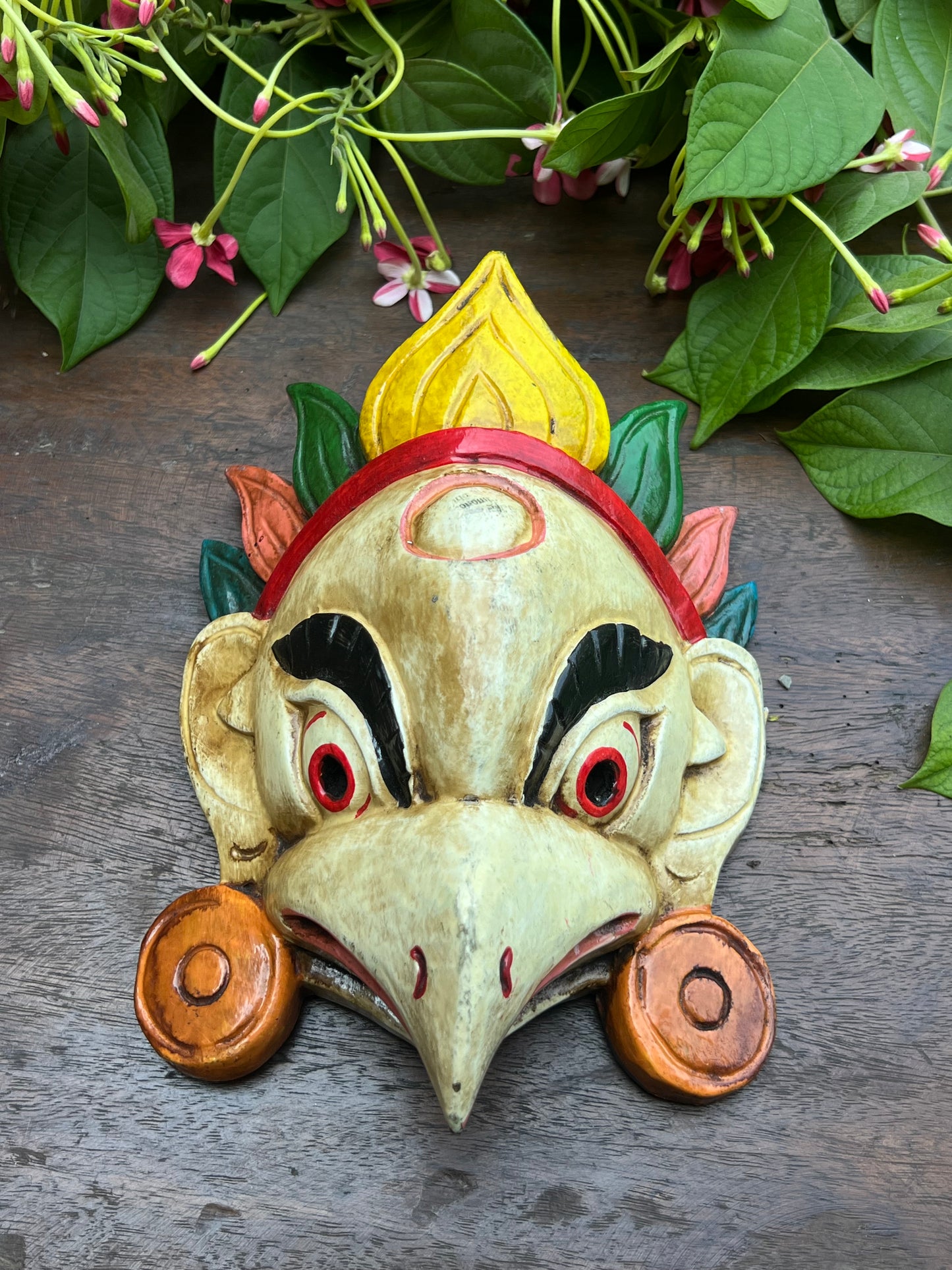 Wood Garud Mask