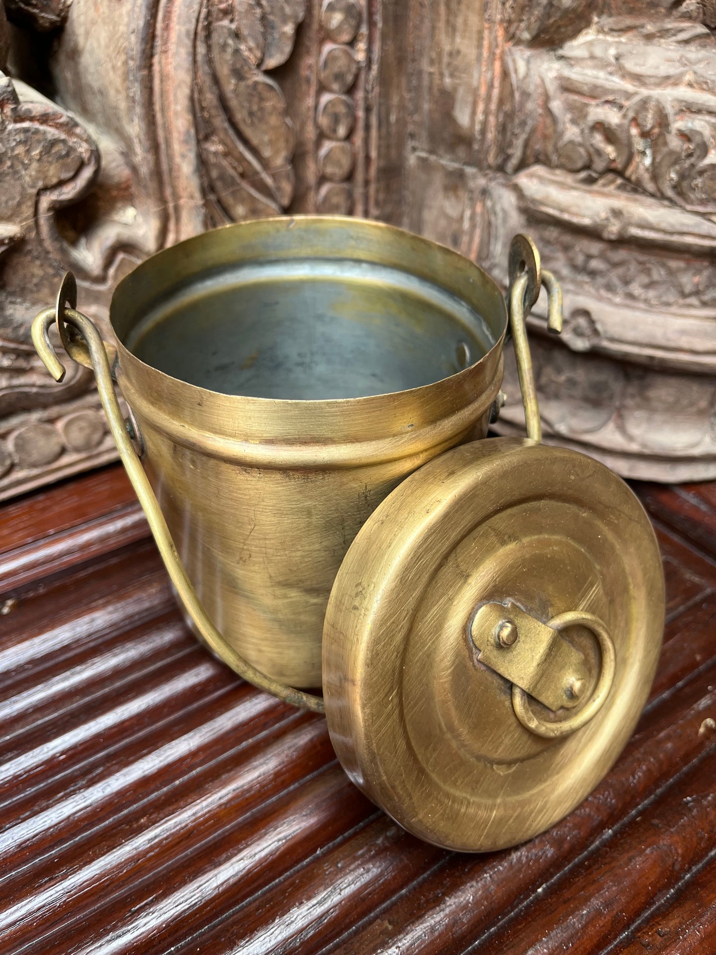 Brass Vintage Milk Balti