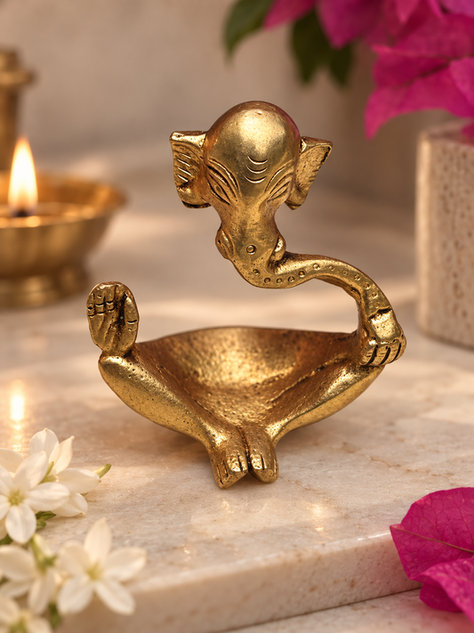 Brass Modern Ganesha
