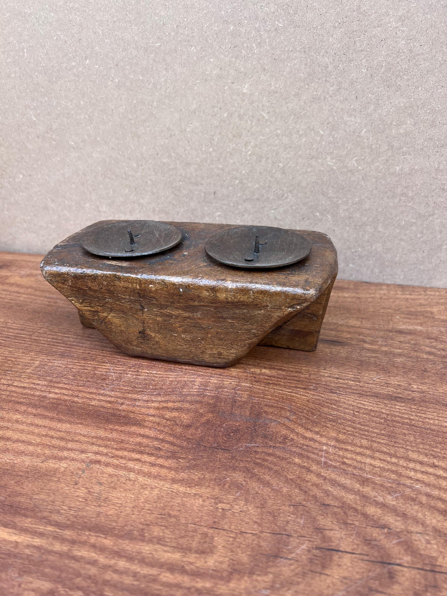 Wooden Candle Holder