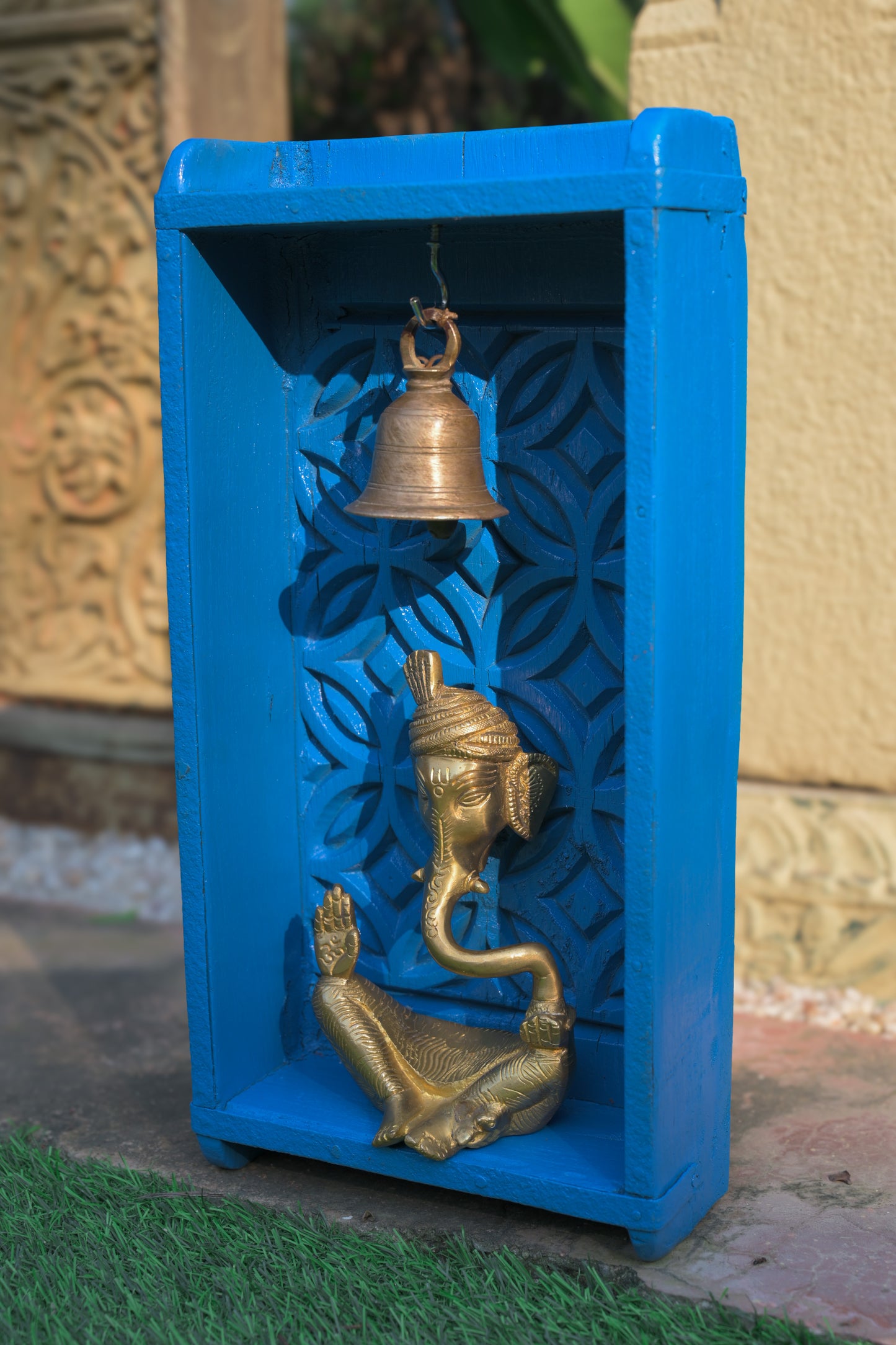 Wooden Small Shelf Mandir