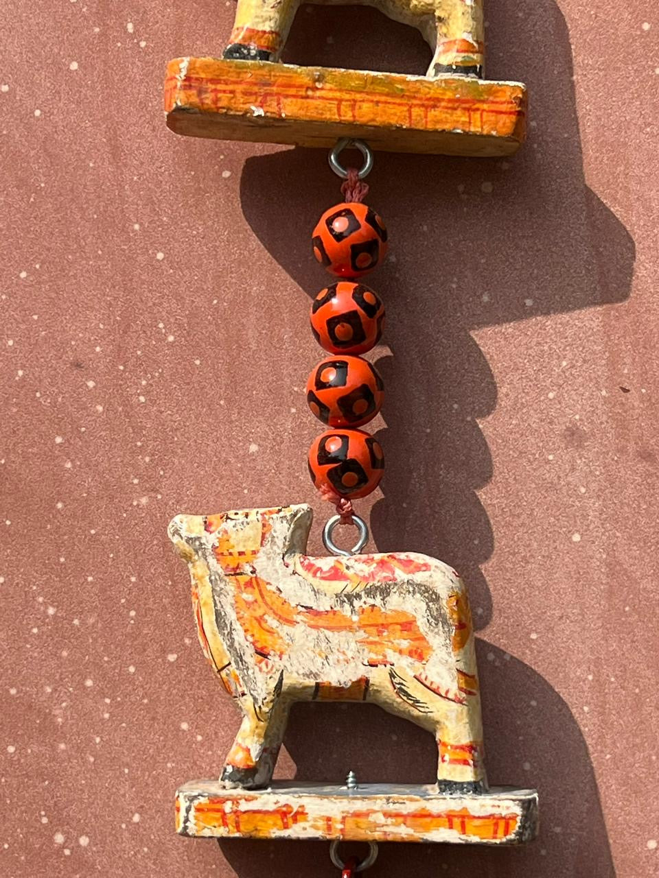 Cow Bead Bell Hanging