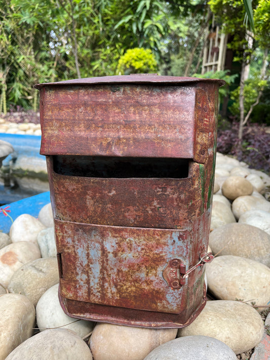 Vintage Iron Letter Box