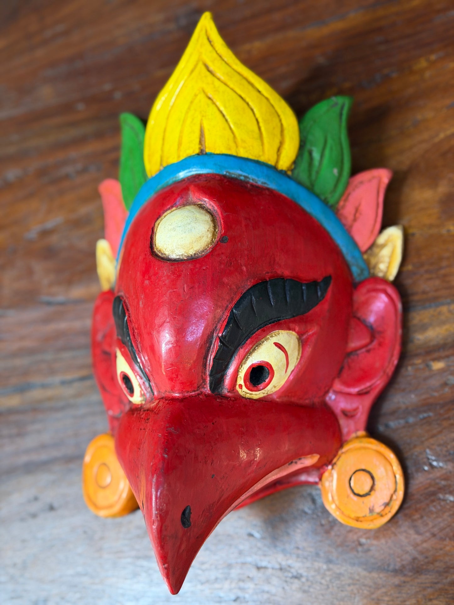 Garuda Hand Painted Mask