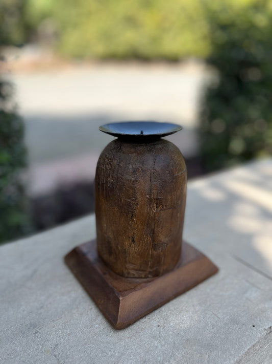 Wooden Candle holder