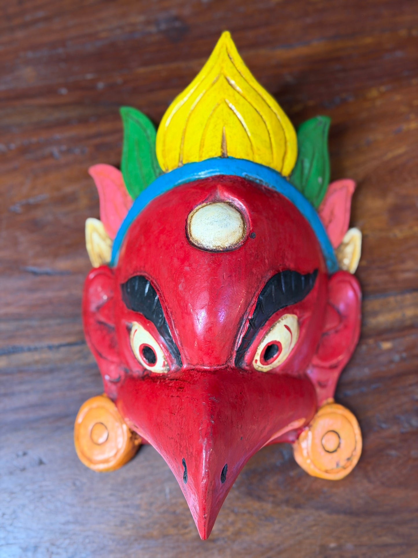 Garuda Hand Painted Mask