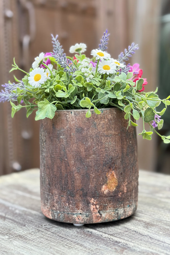 Wood Flower Pot