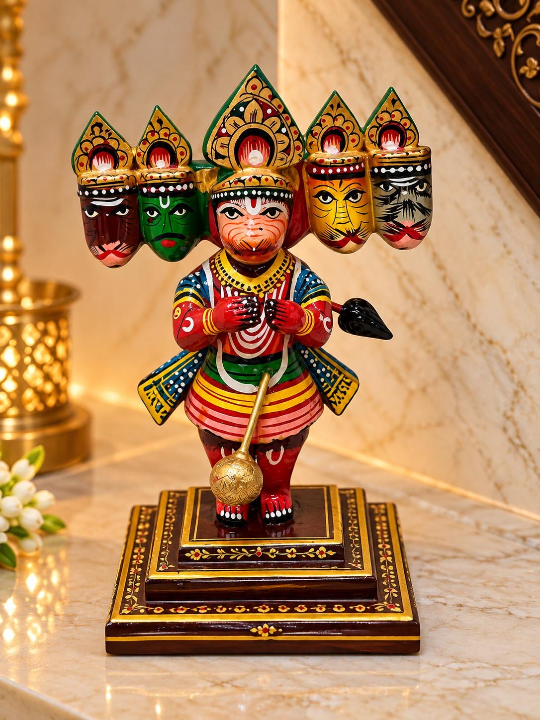 Painted Panchamukhi Hanuman ￼