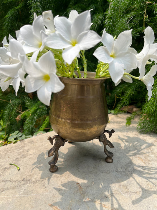 Brass Flower Pot