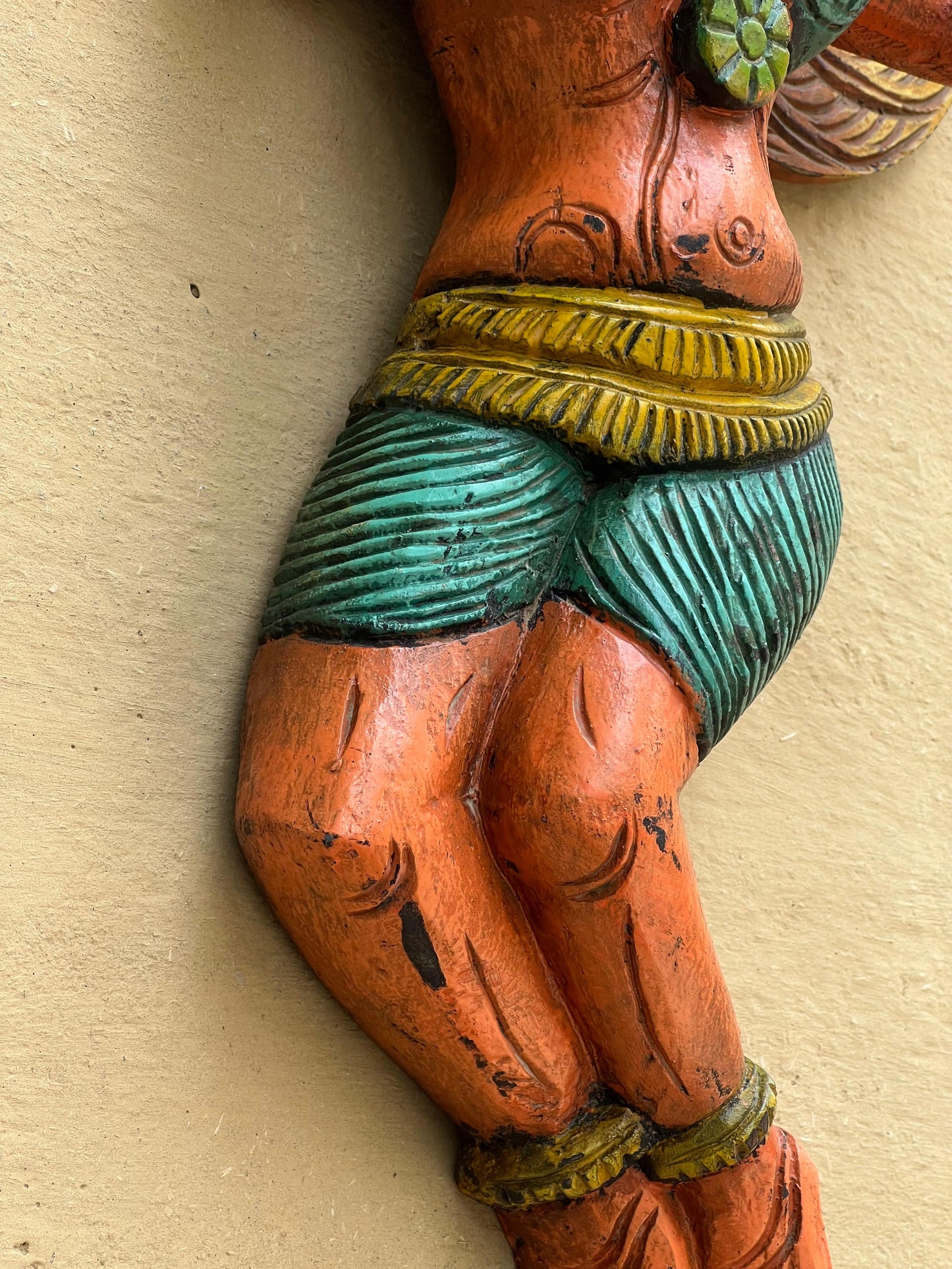 Wooden Angel Painted ￼