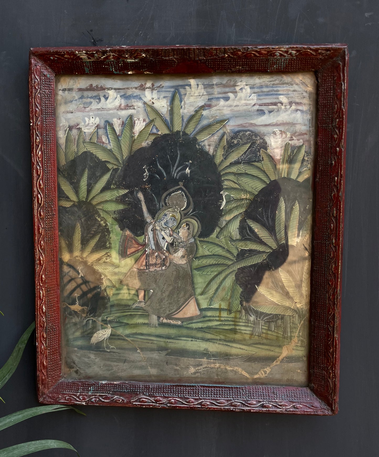 Vintage Radha Krishna Pichwai Painting