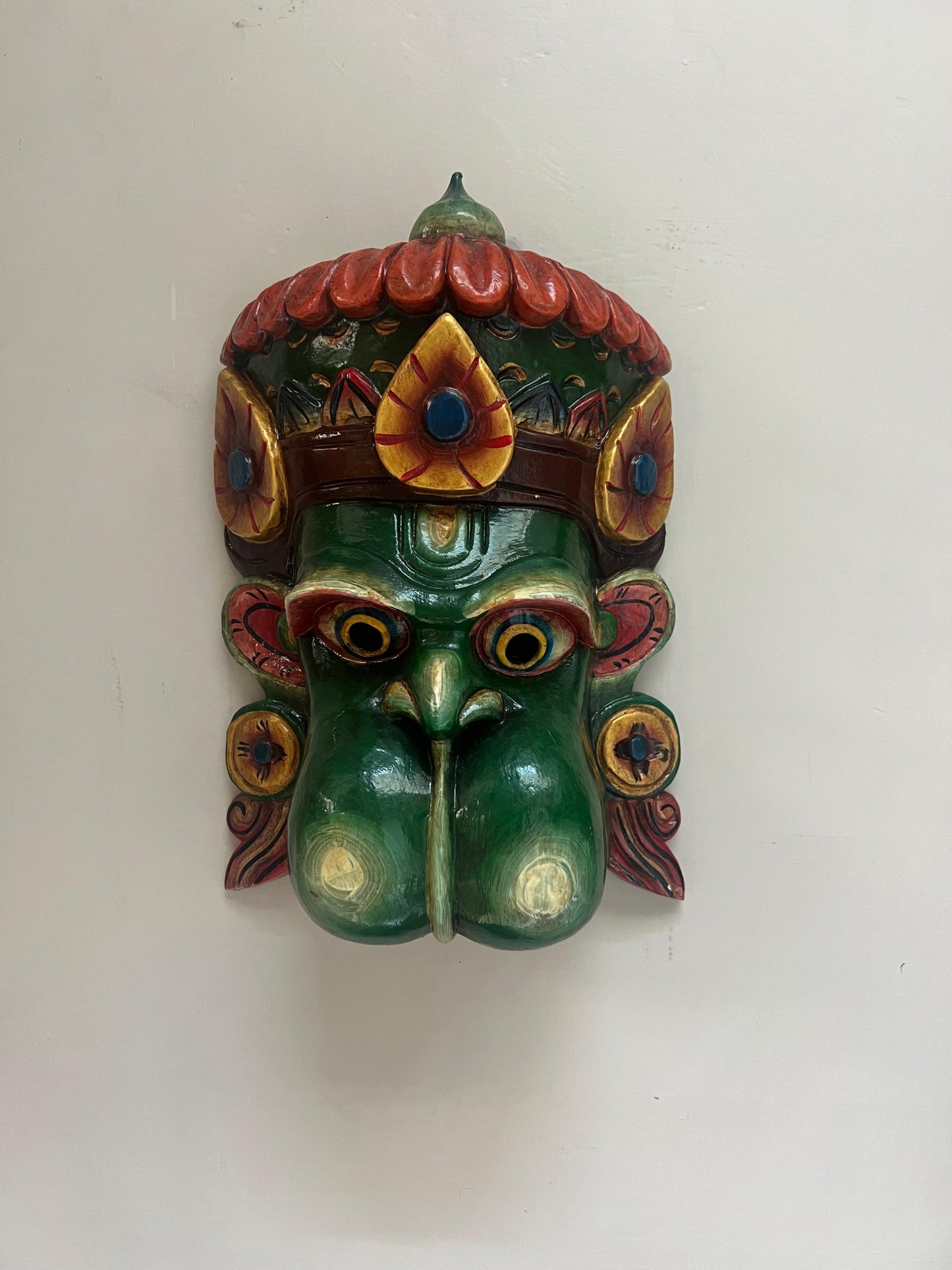 Wooden Printed Hanuman ￼