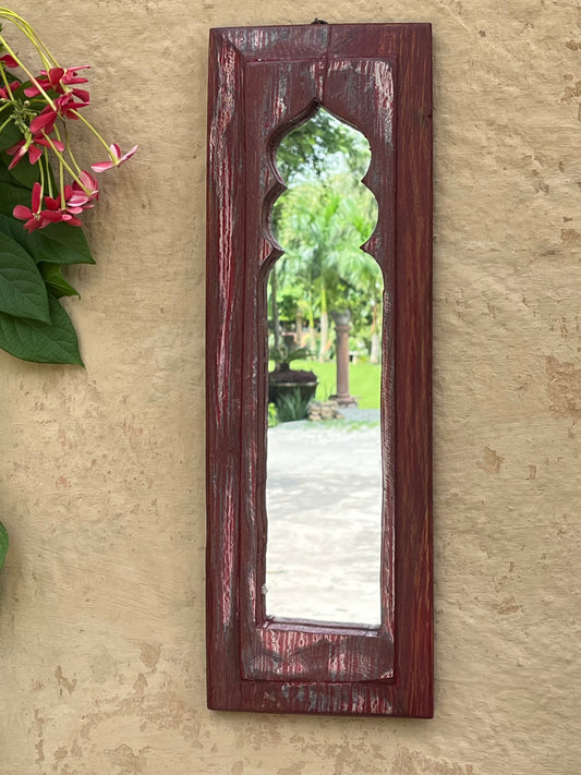 Wood Arch Mirror
