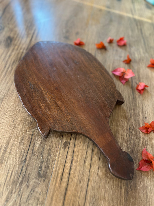 Vintage Wood Cutting Board Chopper