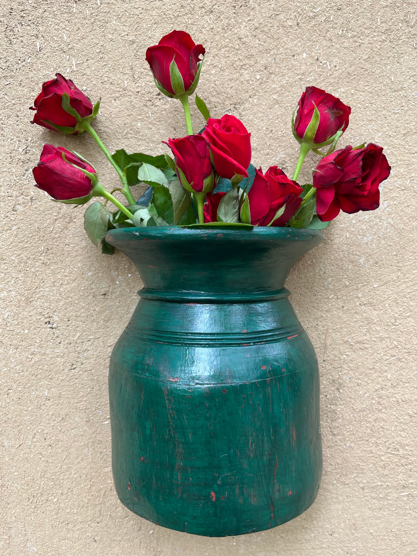 wooden Wall Green Planter