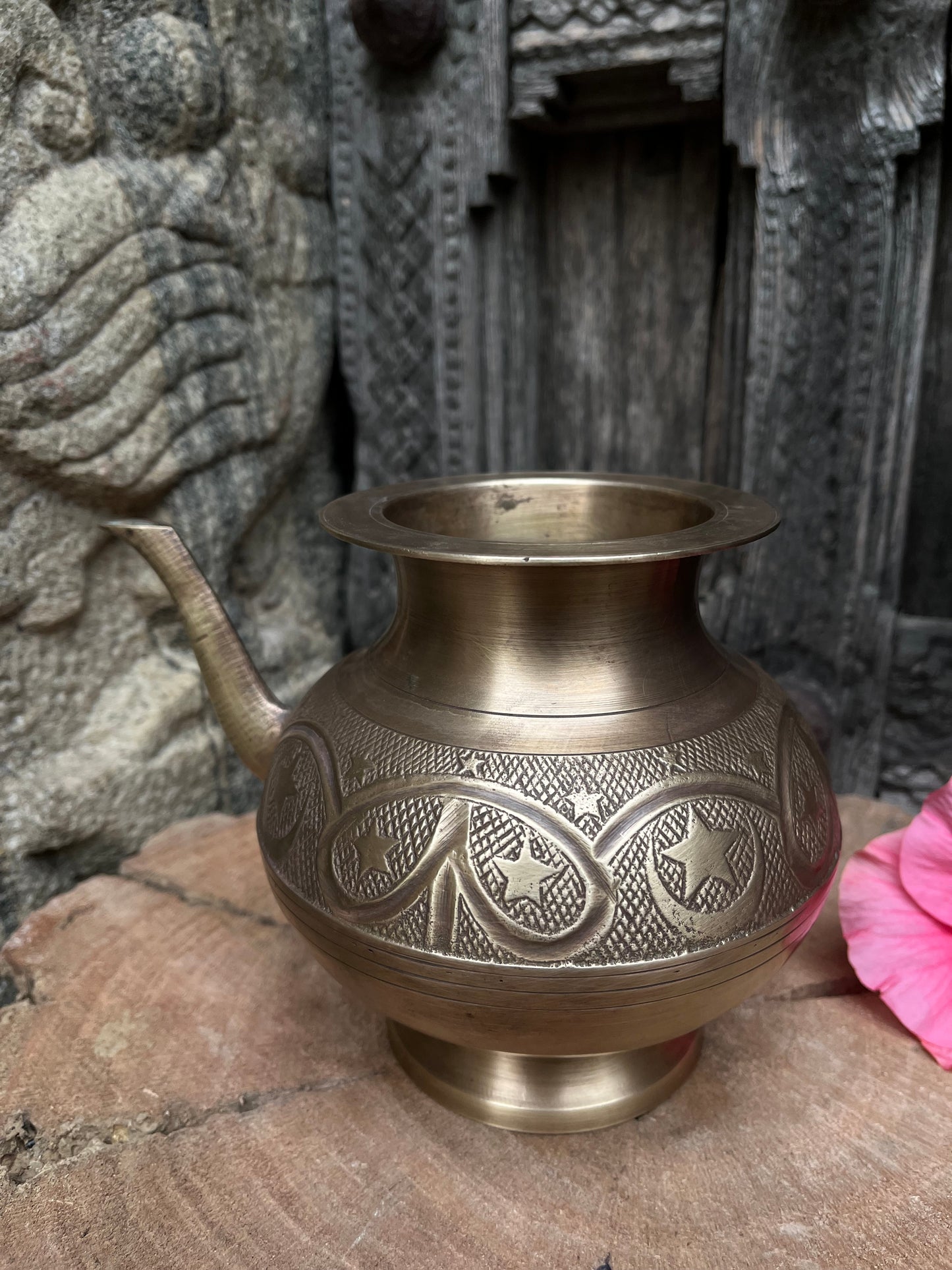 Vintage Brass Pot