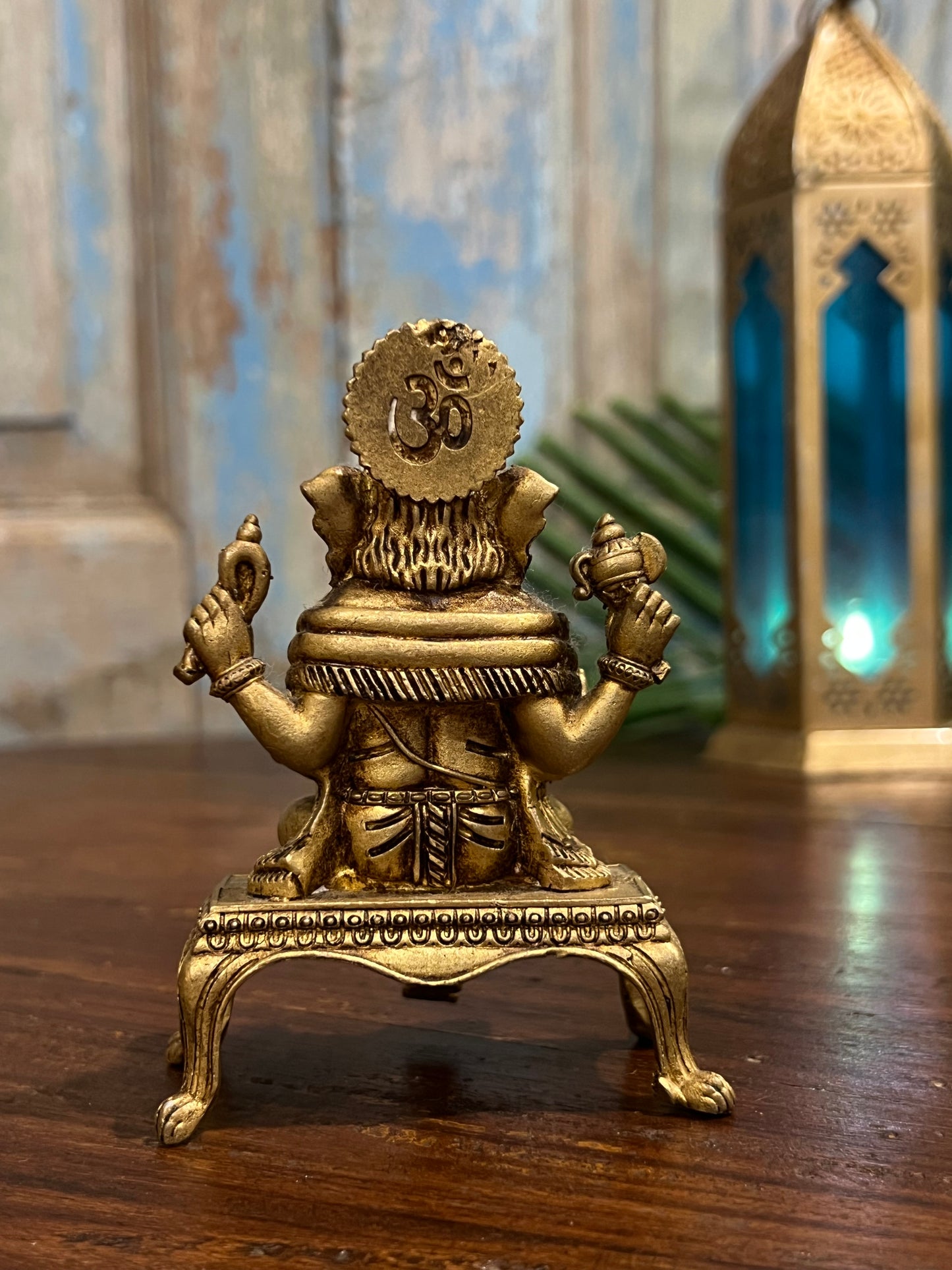 Ganesha Sitting On Chowki
