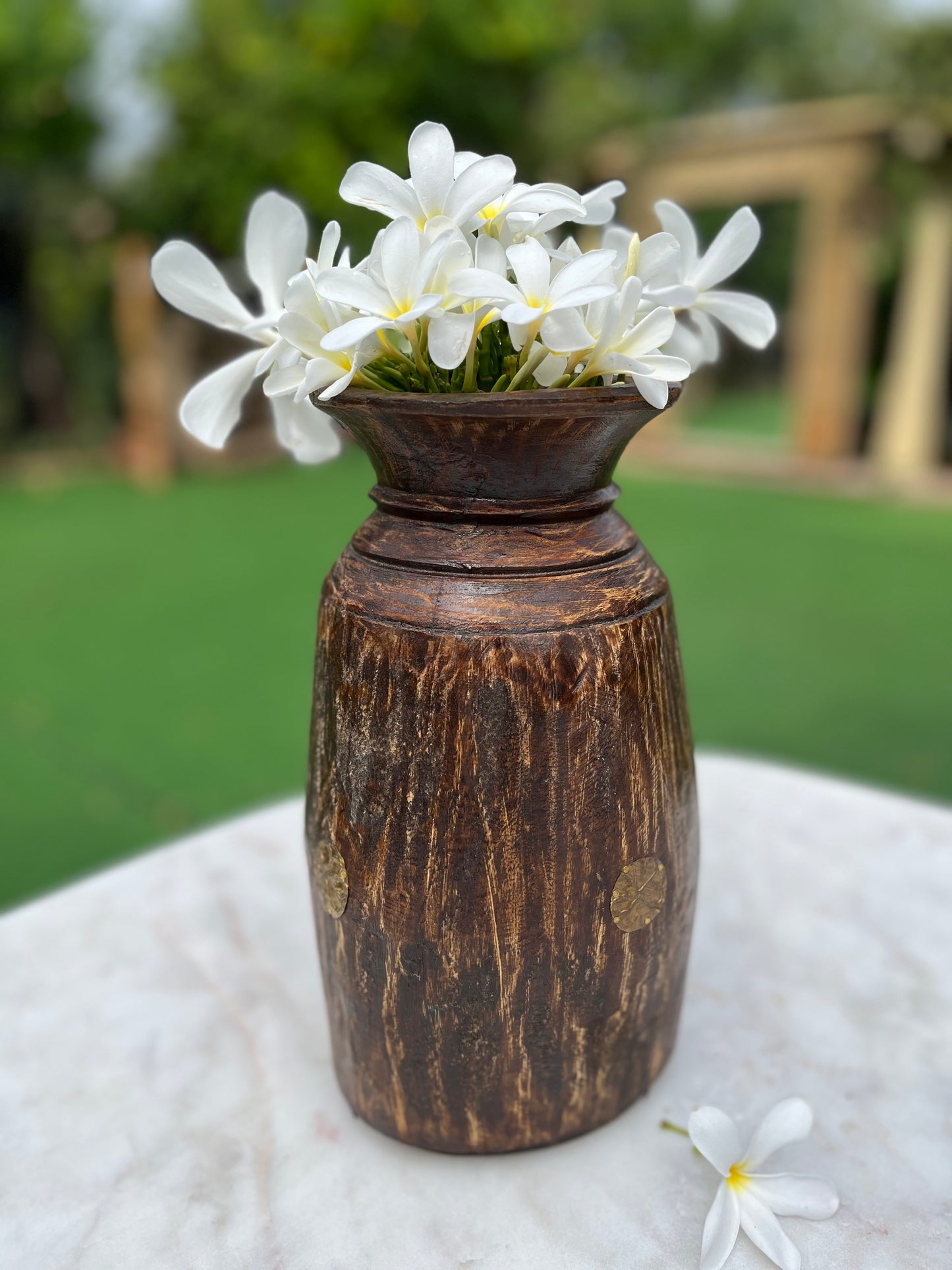 Wood Flower pot