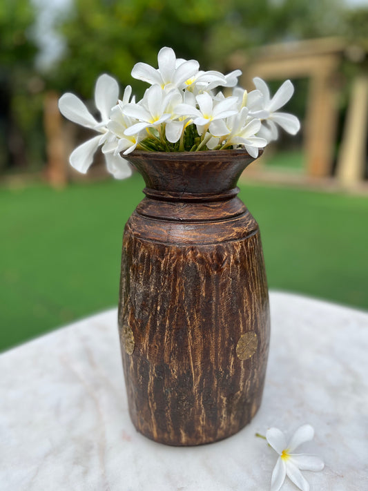 Wood Flower Pot