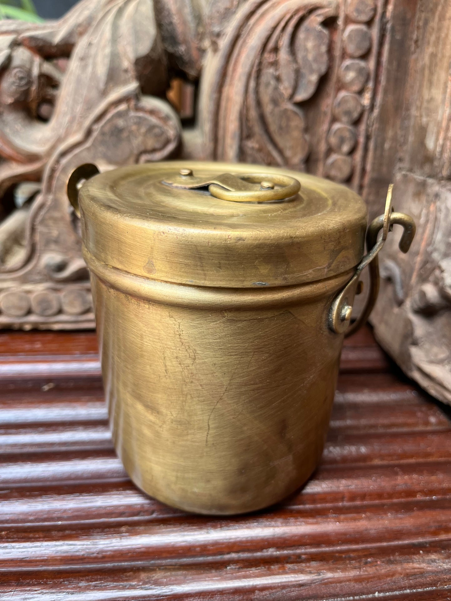 Brass Vintage Milk Balti