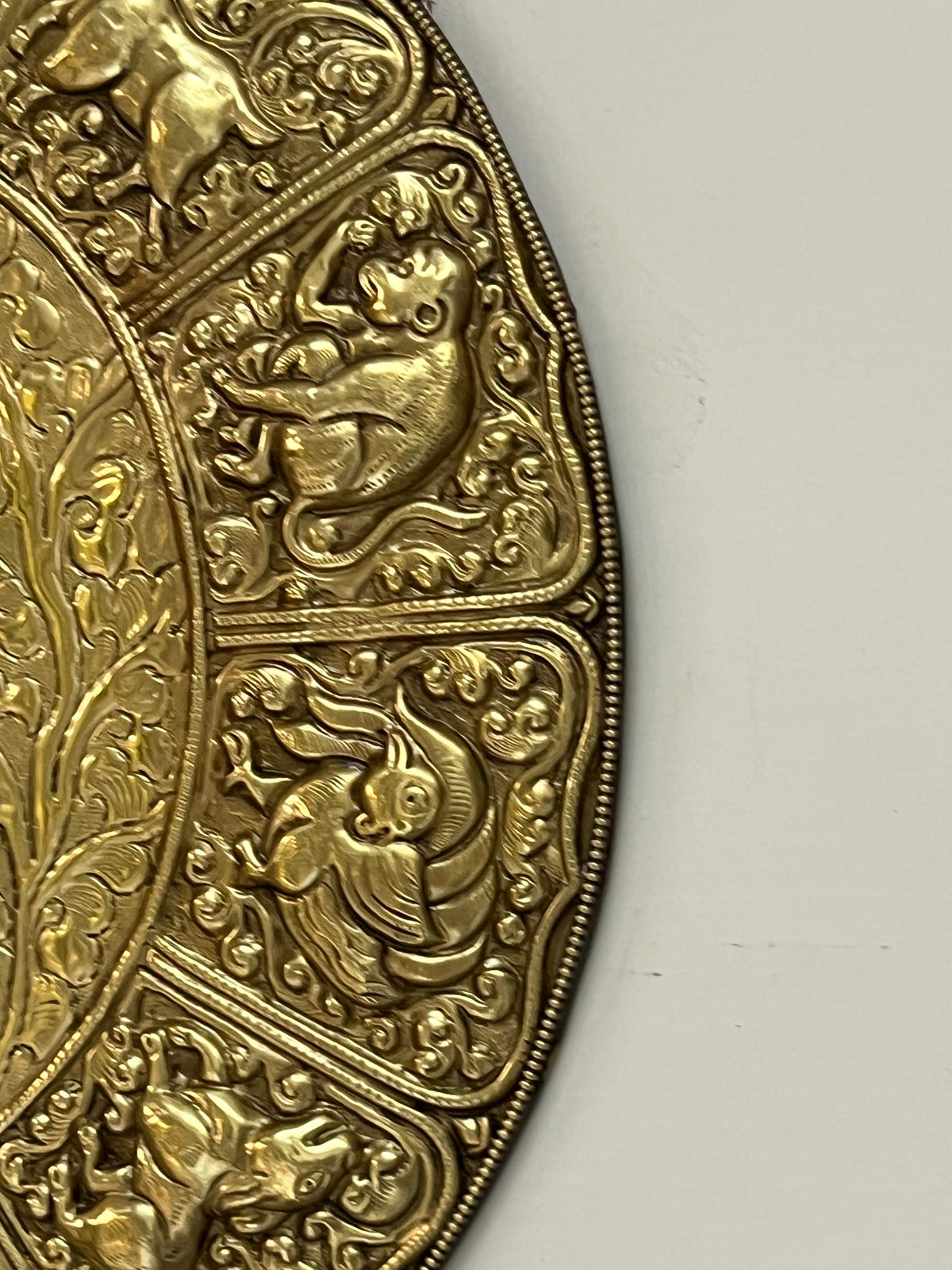 Brass Ganesha Mandala Wall Hanging