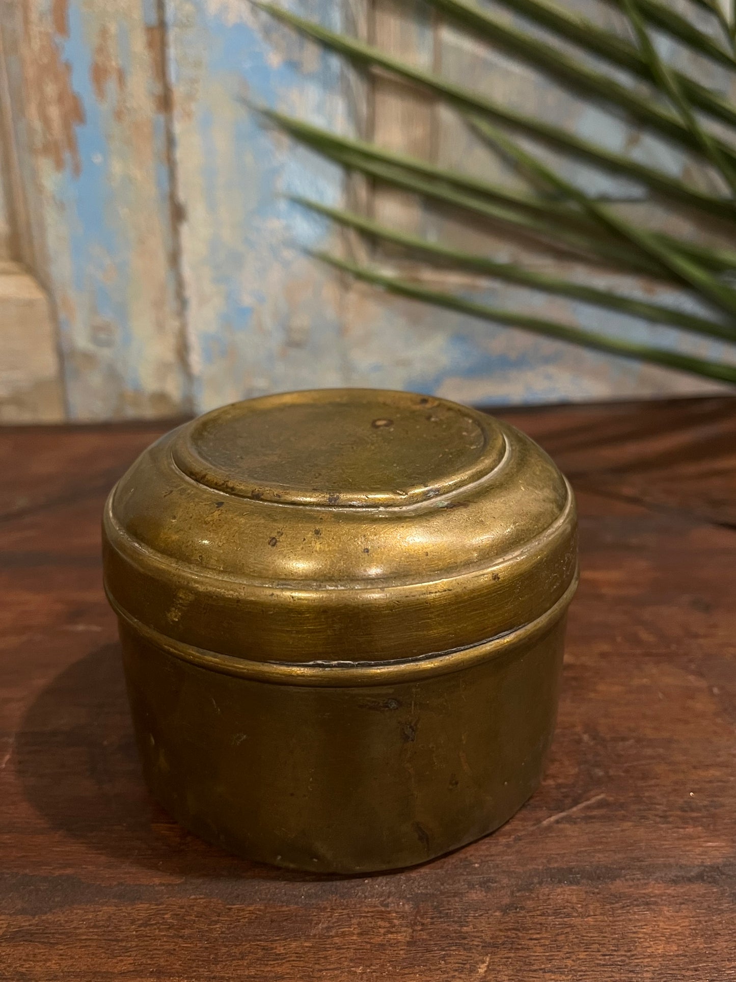 Brass Round Box