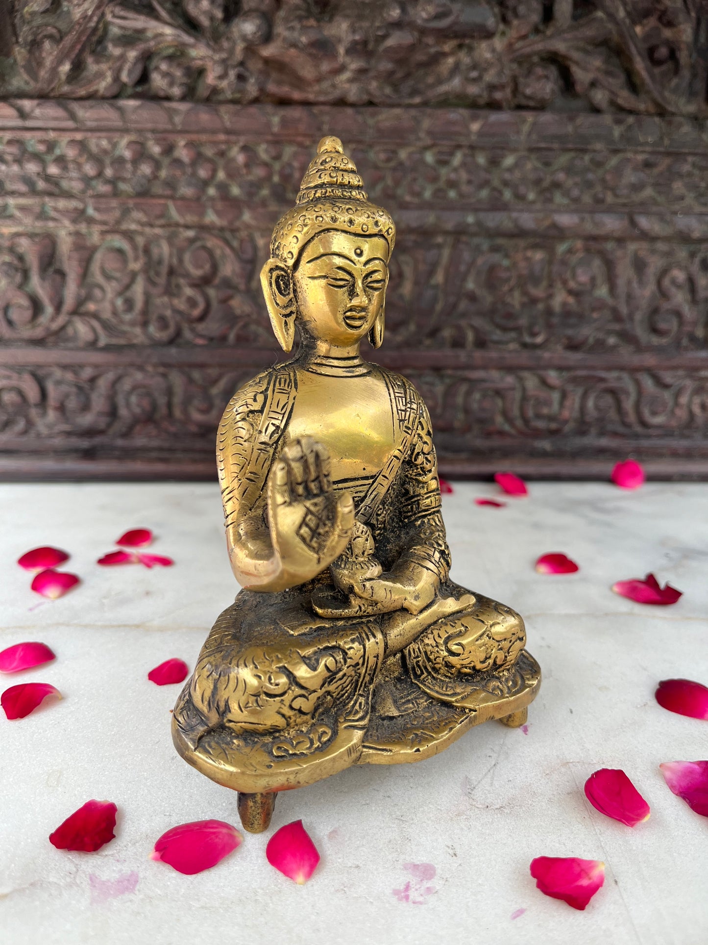 Brass Sitting Buddha
