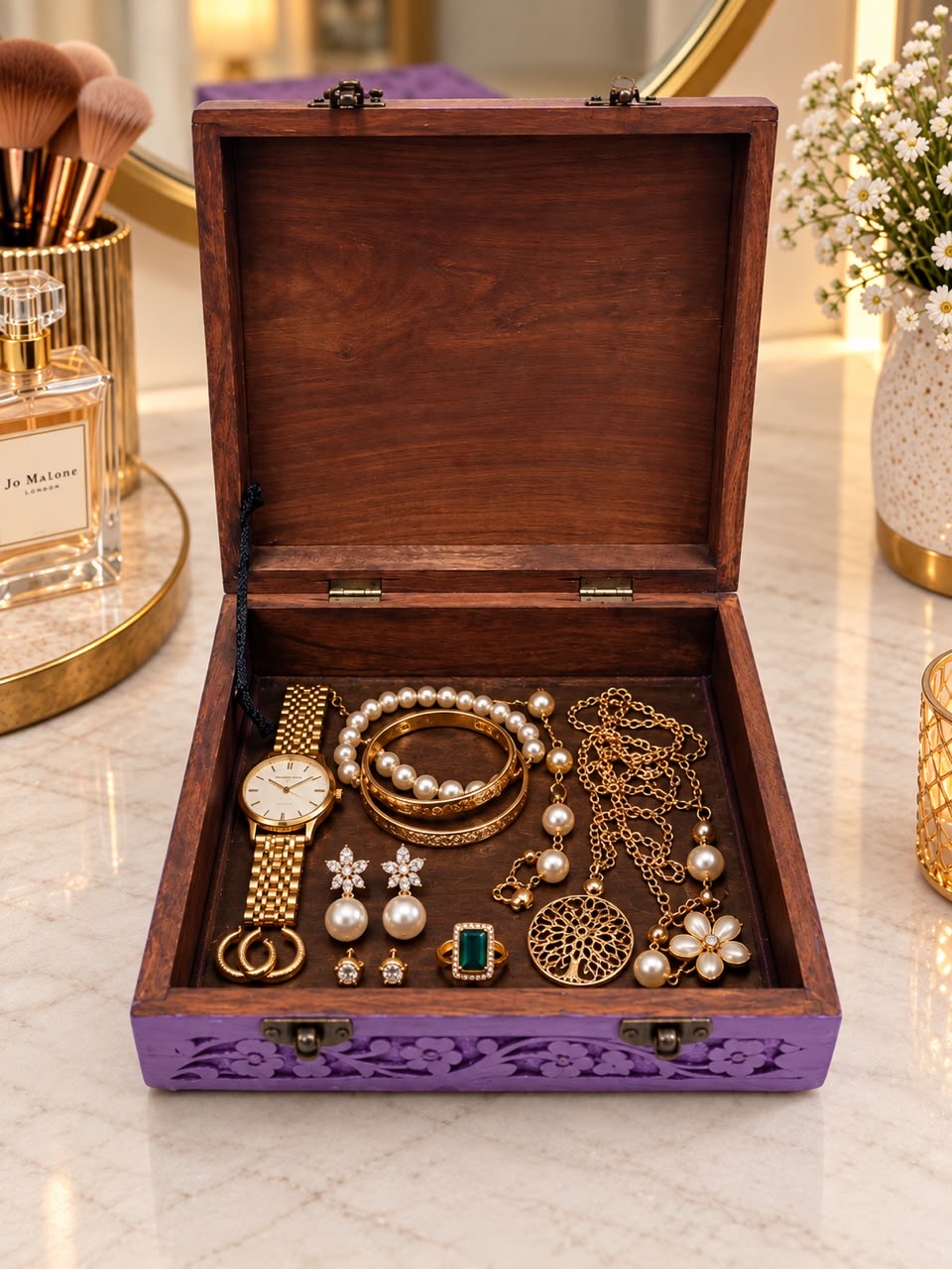 Wooden Jewellery Box ￼