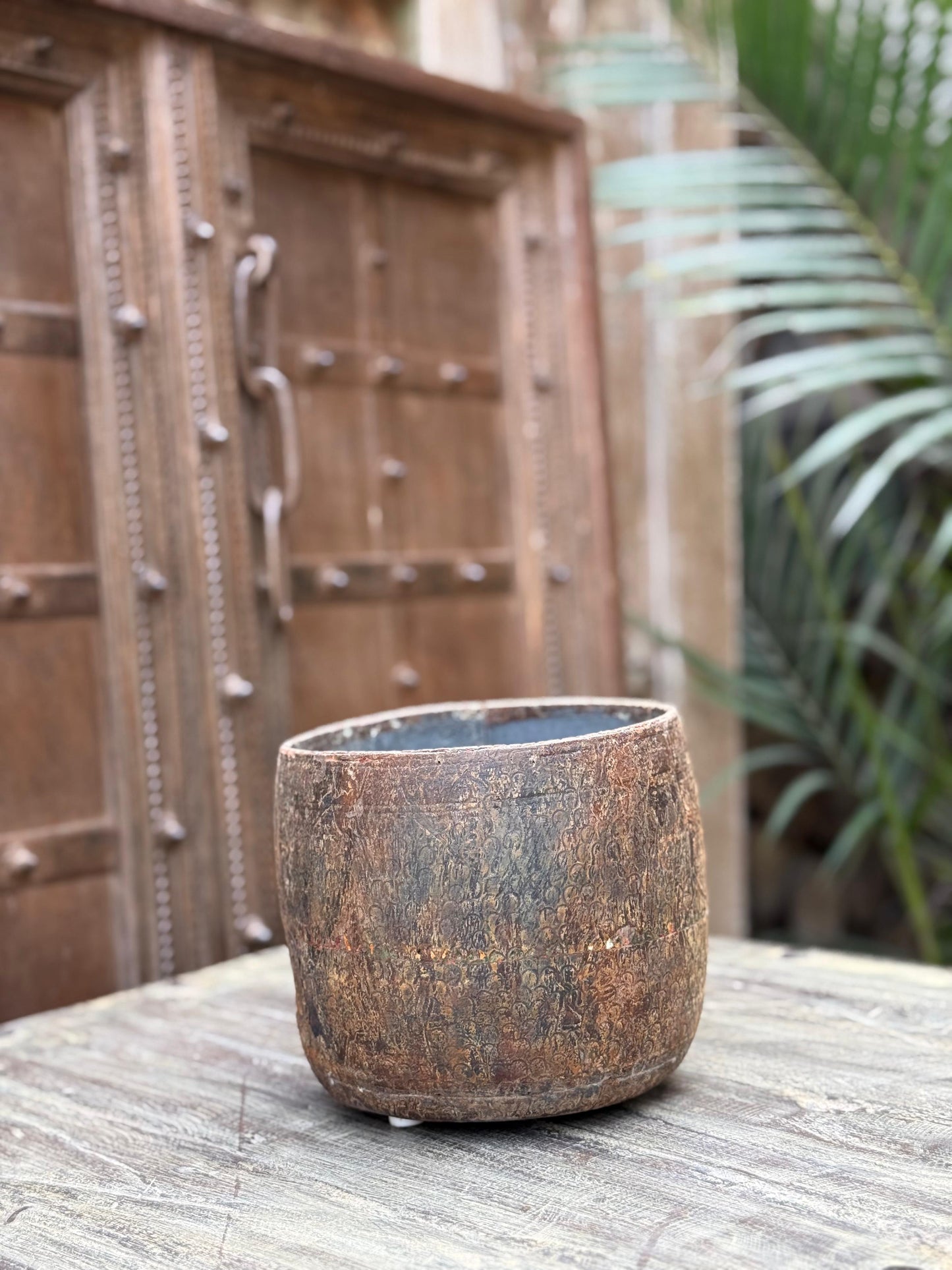 Old Rustic Flower Pot