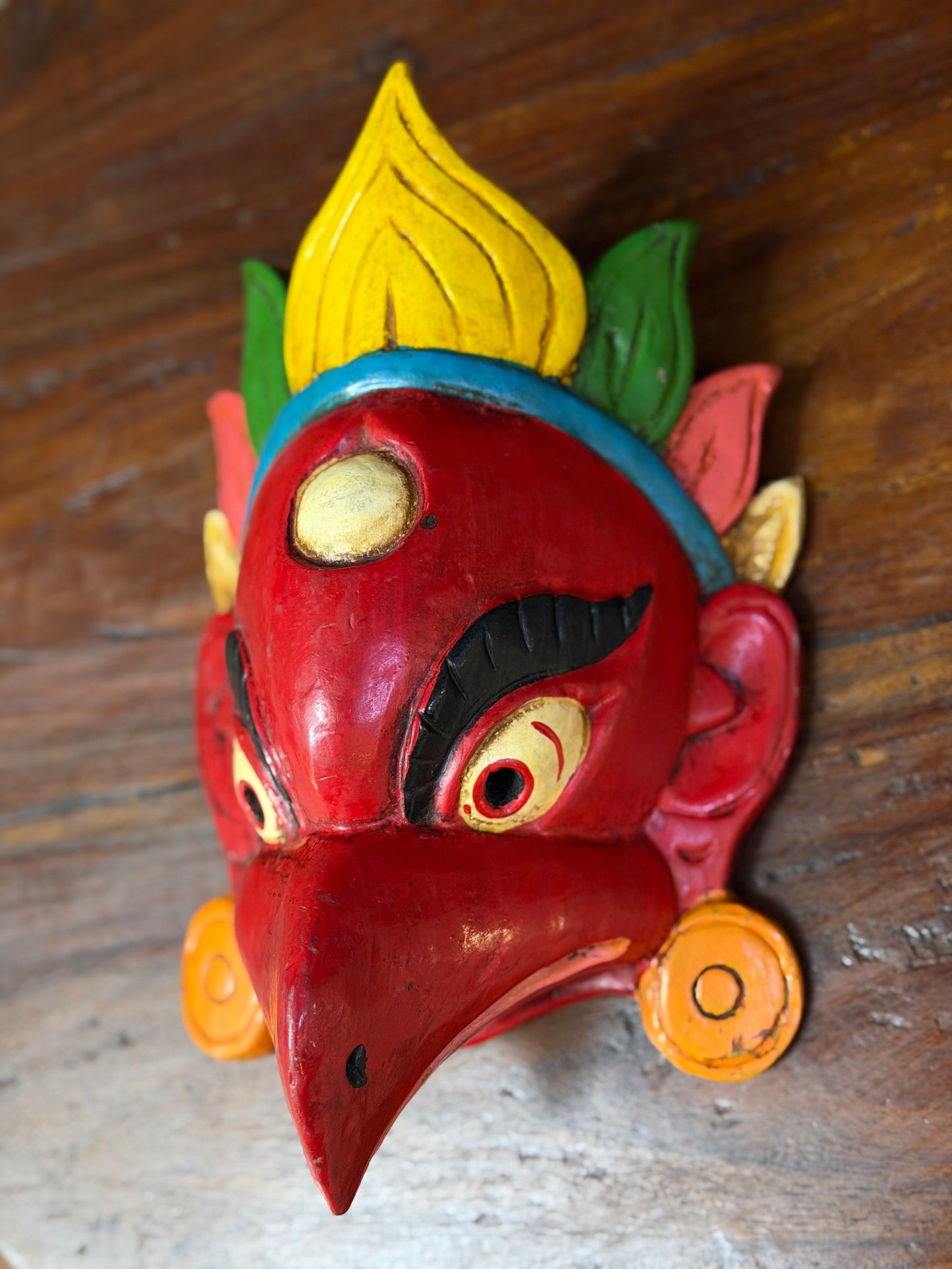 Garuda Hand Painted Mask