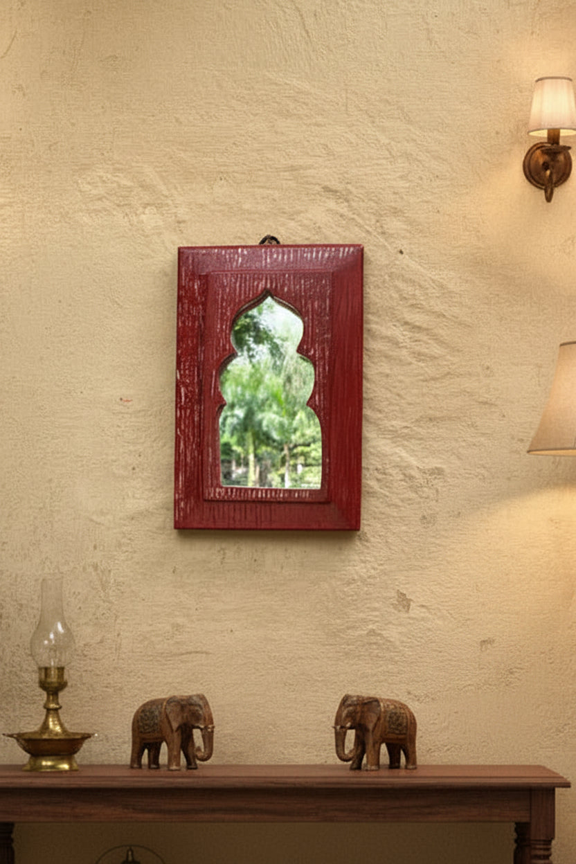 Arch Wood Mirror
