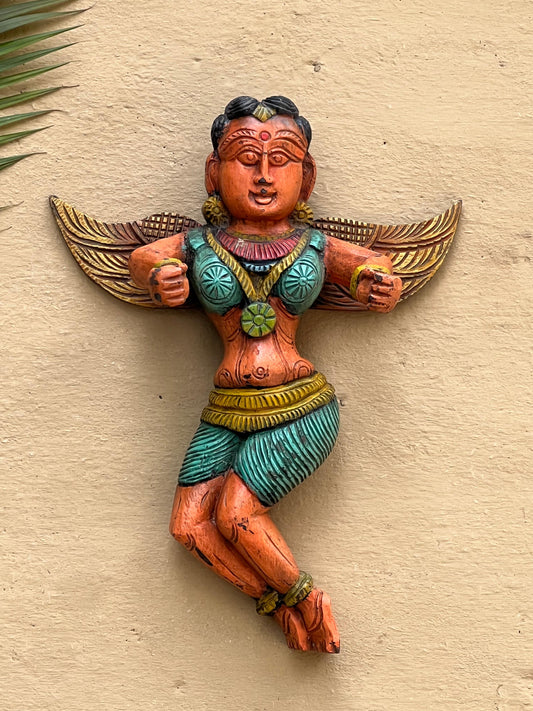 Wooden Angel Painted ￼
