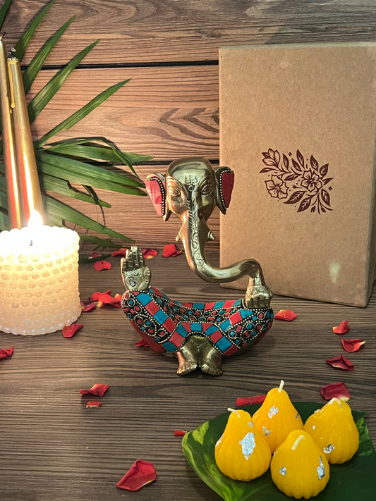 Brass Modern Divine Ganesh