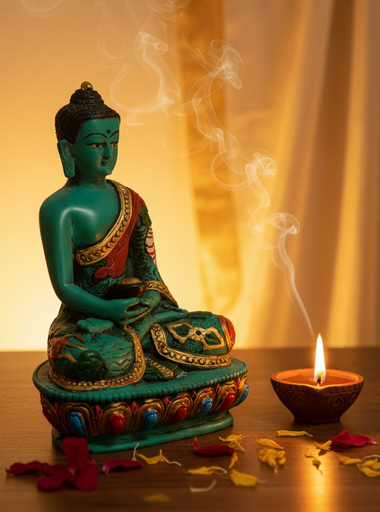 Divine Turquoise Buddha